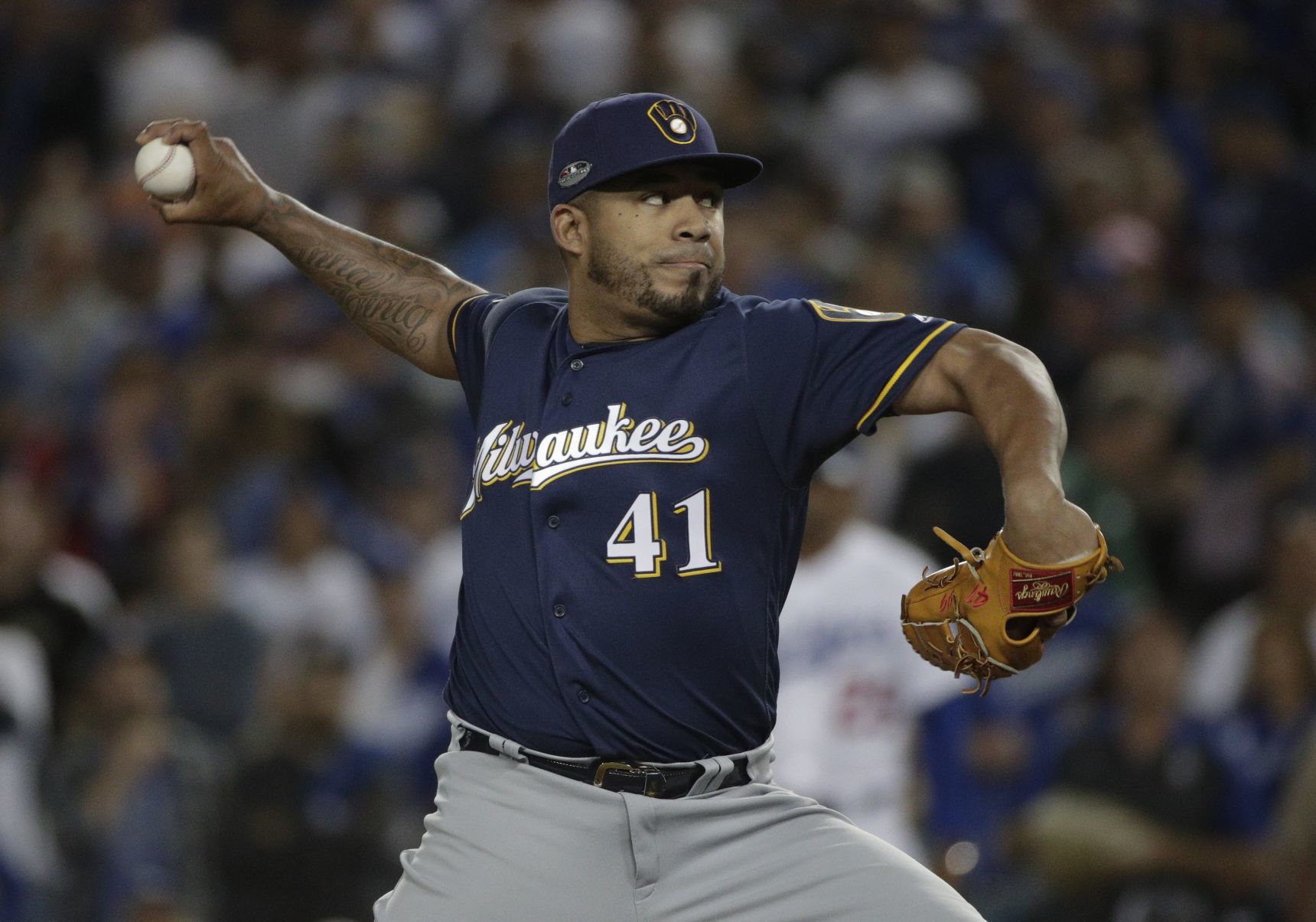 Dodgers 2, Brewers 1
